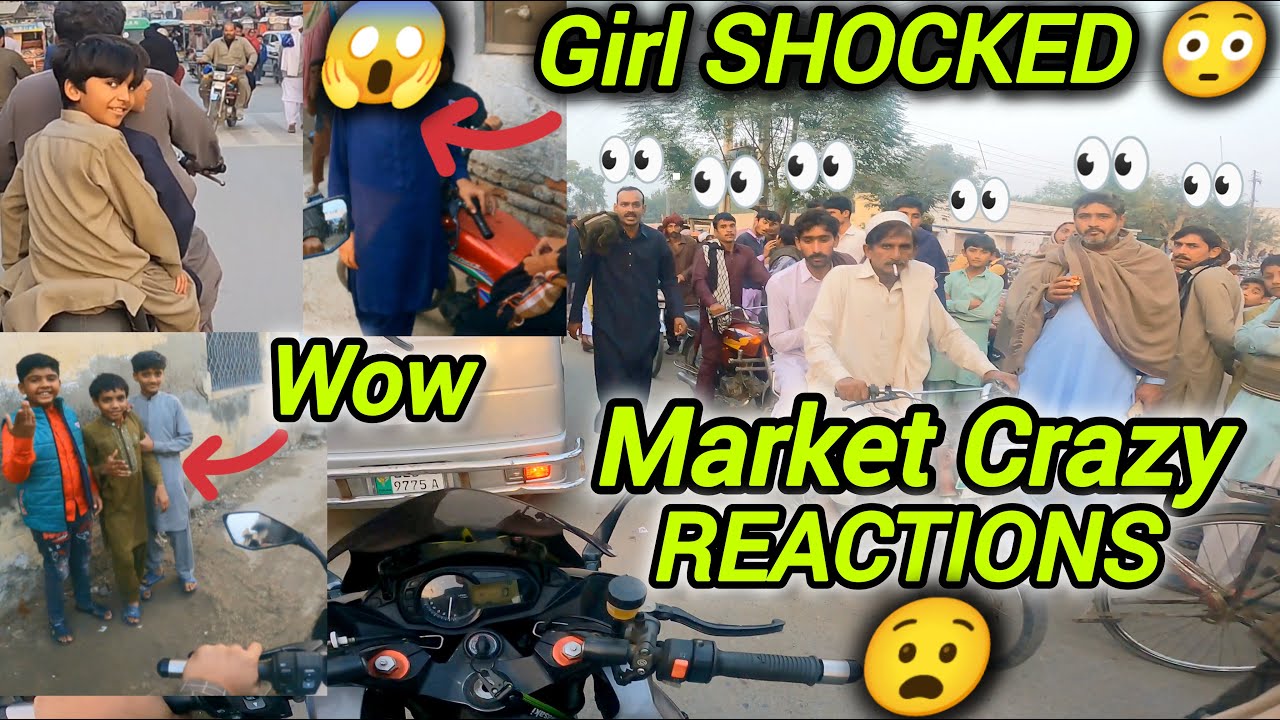 MARKET CRAZY REACTION ON SUPER BIKE || REACTION GONE CRAZY || Pakistani Motovlogger || SAT_07RIDER: