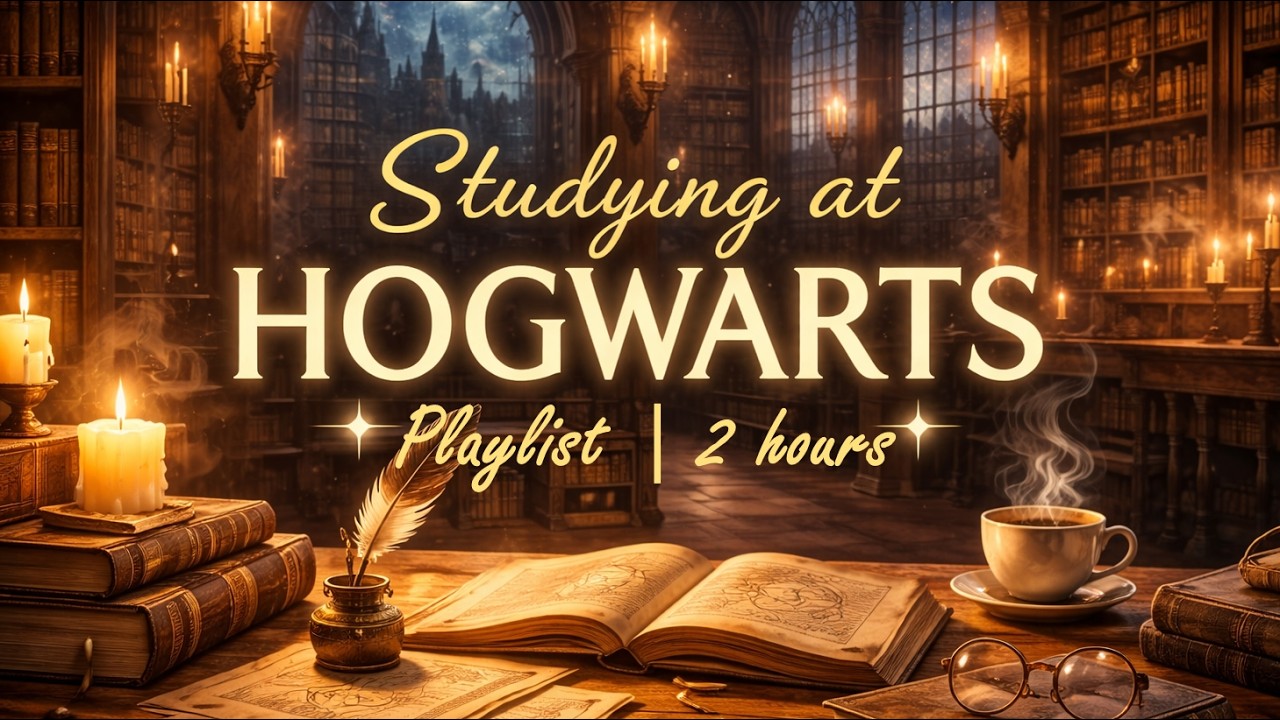 Studying at hogwarts🌙 | Playlist [2 hours]