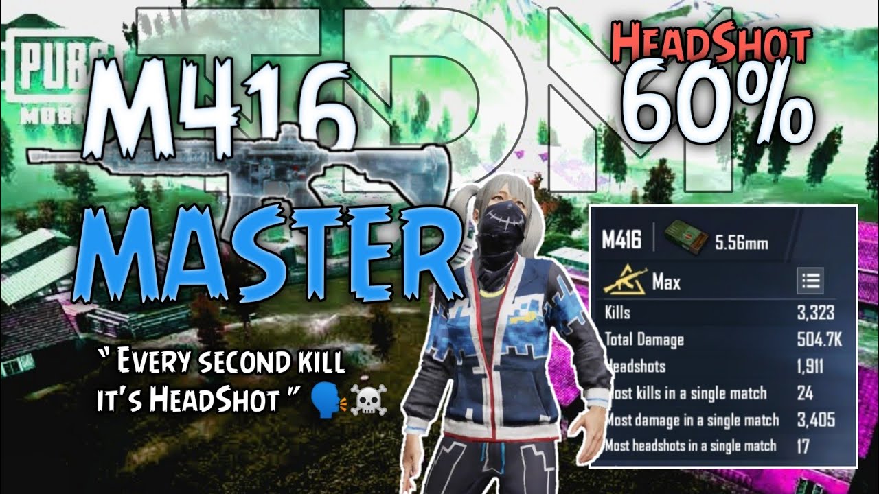 M416 maSter || TDM || 60% HeadShot || 500k+ Damage || pubgmobile || maSterOG