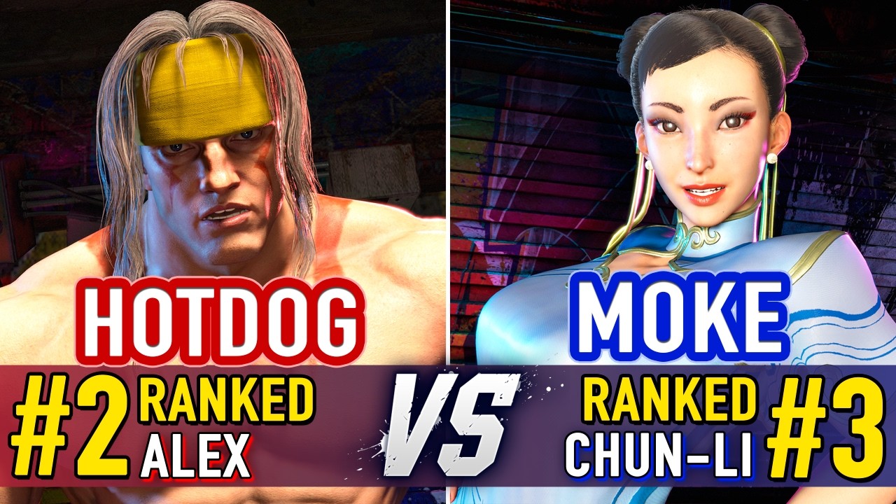 SF6 🤜 DOGURA (#2 Ranked Alex) vs MOKE (#3 Ranked Chun-Li) 🤛 SF6 High Level Gameplay