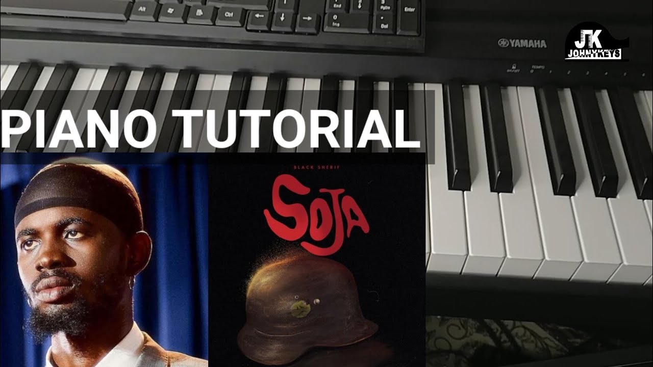 How To Play "SOJA" By Black Sheriff On Piano - New Banger🔥