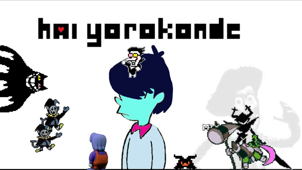Hai Yorokonde but with the Deltarune Freedom Motif (Loop Ver.)