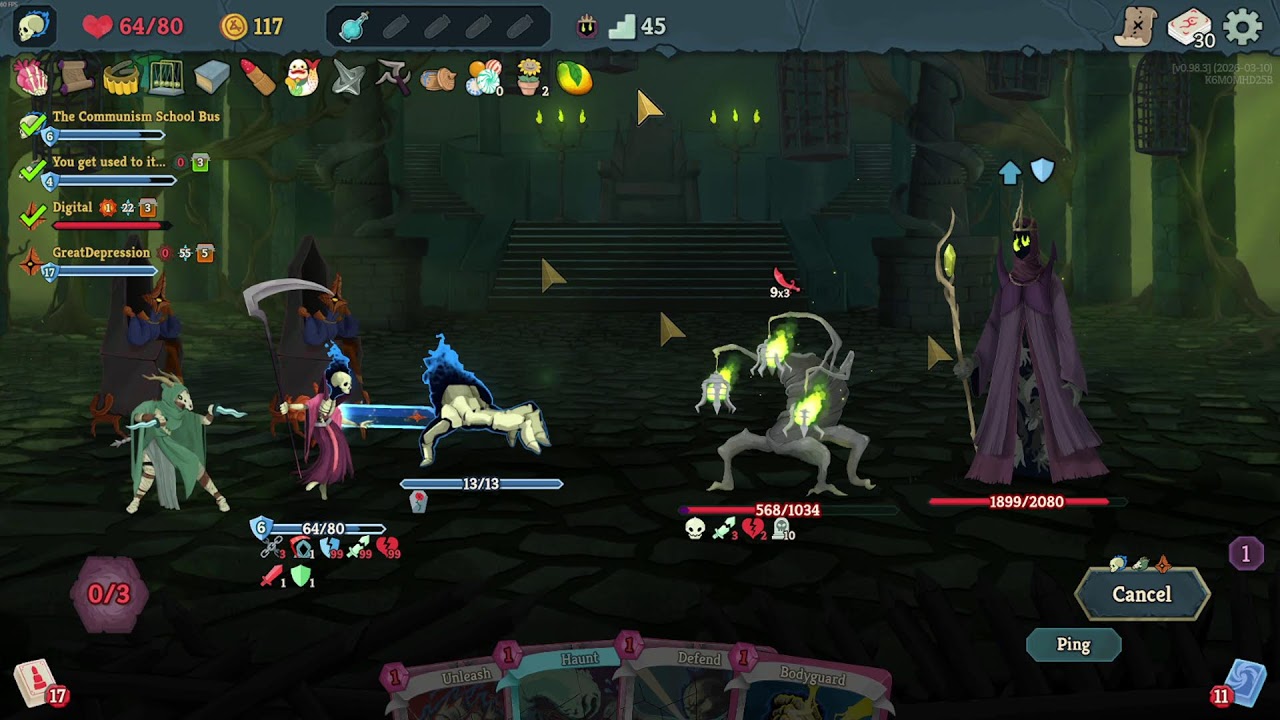 Slay the Spire 2 but my teammates are gambling his life away