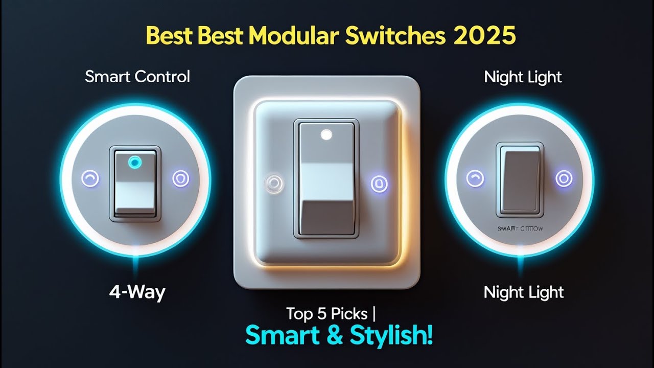 5 Best Modular Switches for Home in 2025 &ndash; Sleek & Safe