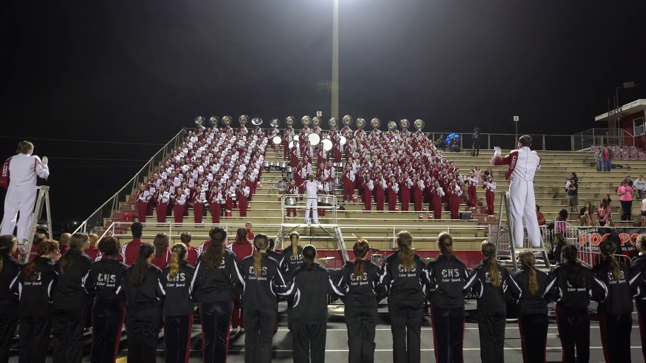 Crestview High School - The Big Red Machine - Amazing Grace 10-13-2023