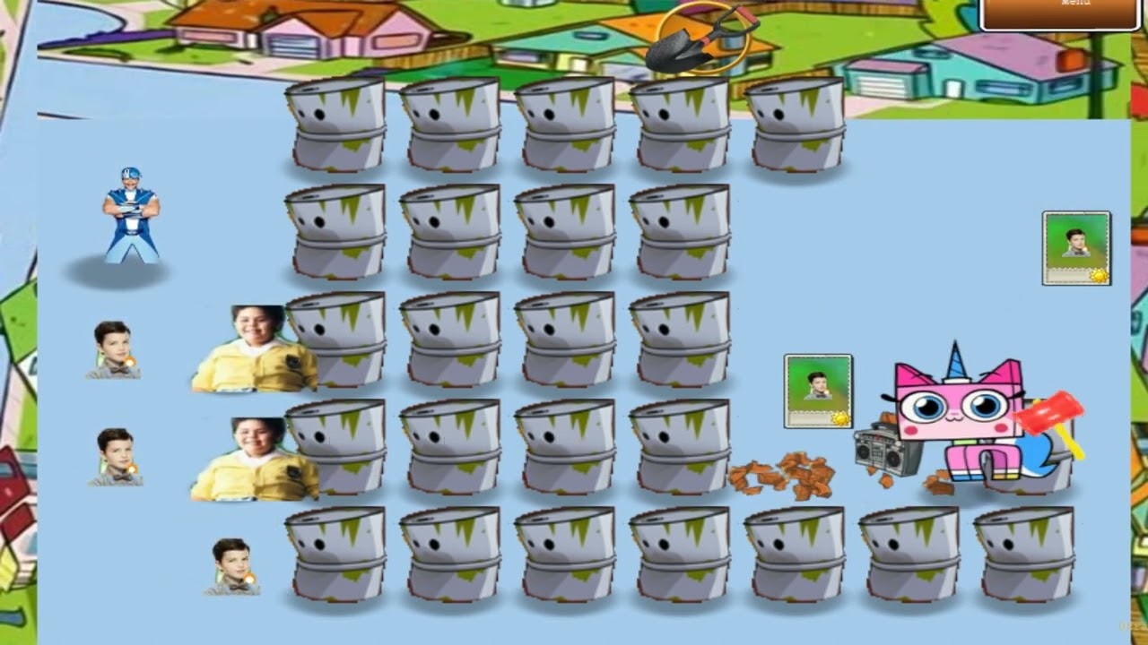 Plants Vs Zombies Mod - Live Actions Vs Cartoons // Another Chain reaction Puzzle Challenge
