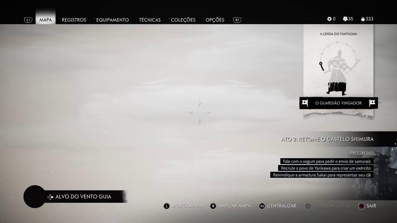 Ghost of tsushima gameplay tentando matar mao negra kkk osso
