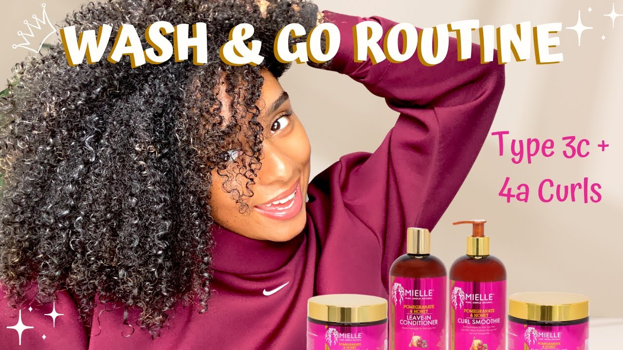 ✨Wash & Go Routine on 3c/4a Curls using Mielle Organics | Honest Product Review | Unbrelievable