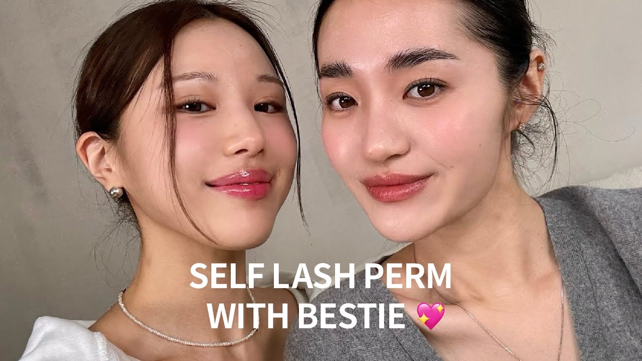 SELF LASH PERM with 채원&제이드유 (HOW TO)
