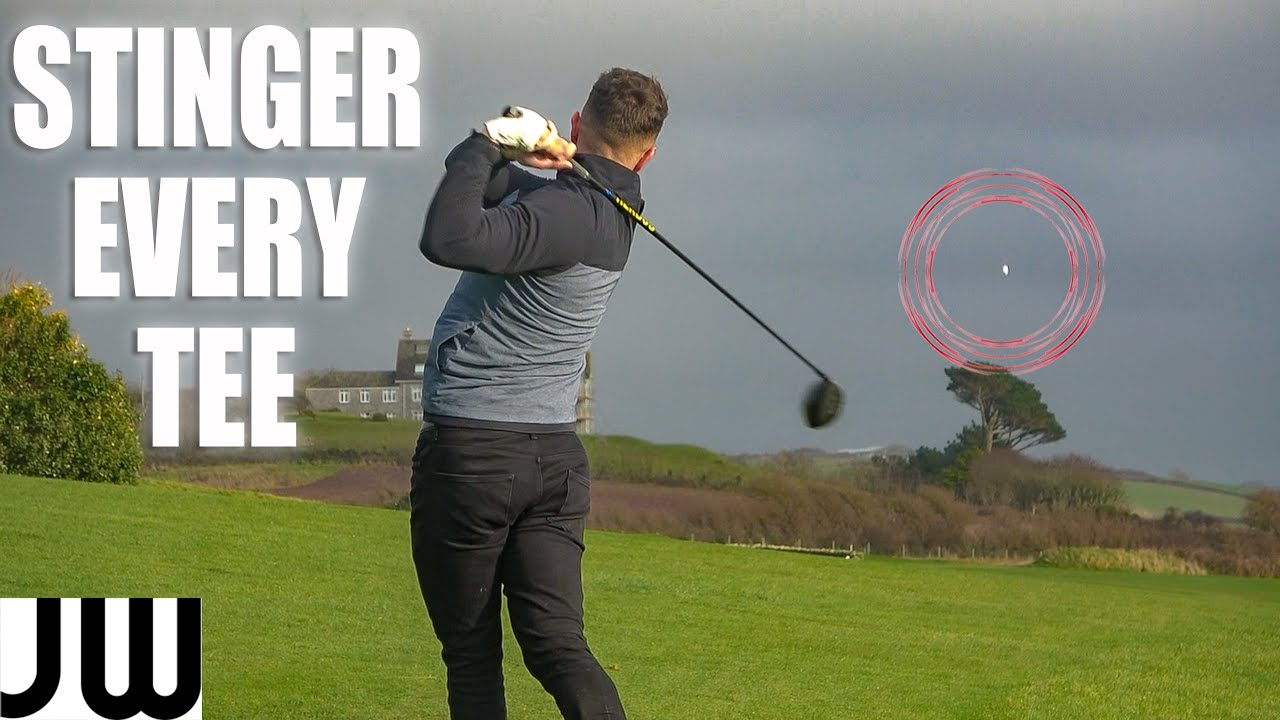 Hitting Stinger Every Single Tee Shot!!! | Crazy Ball Flights...