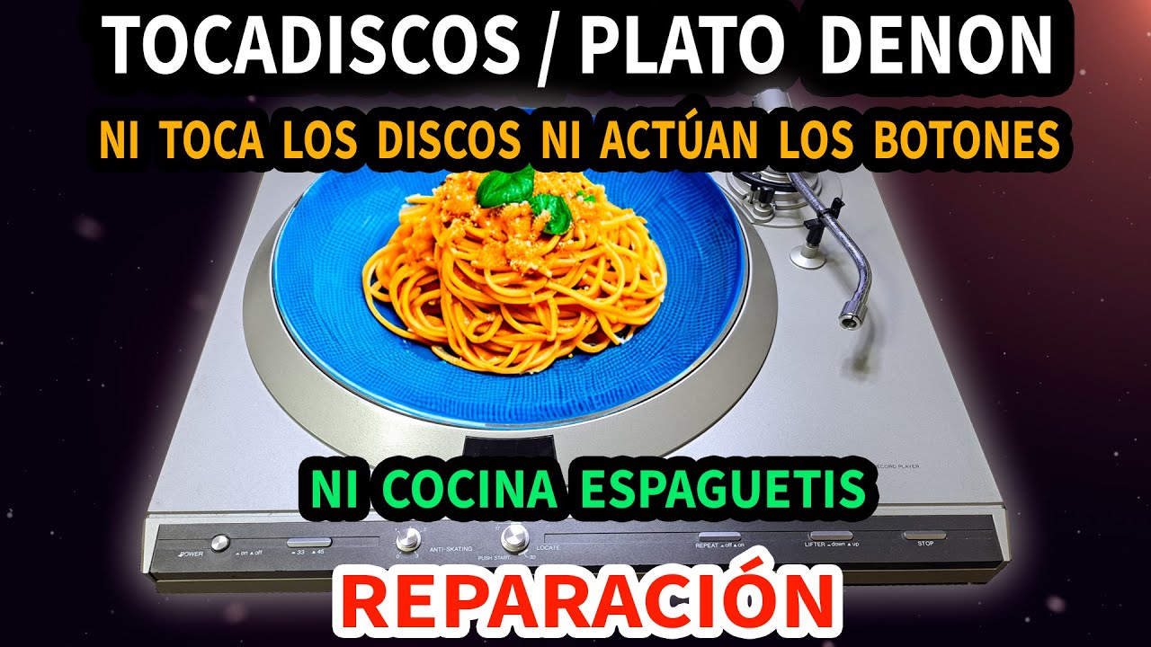 Tocadiscos DENON | Diagn&oacute;stico y reparaci&oacute;n