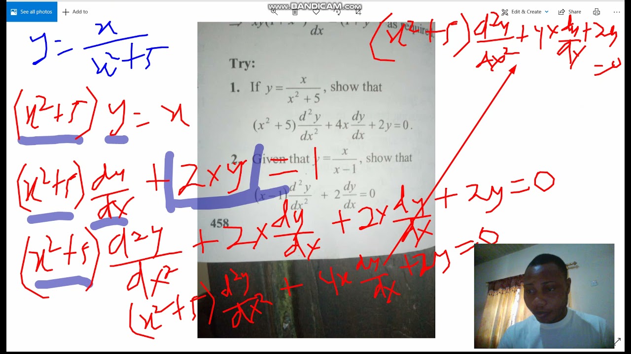 calculus proofs (differentiation)