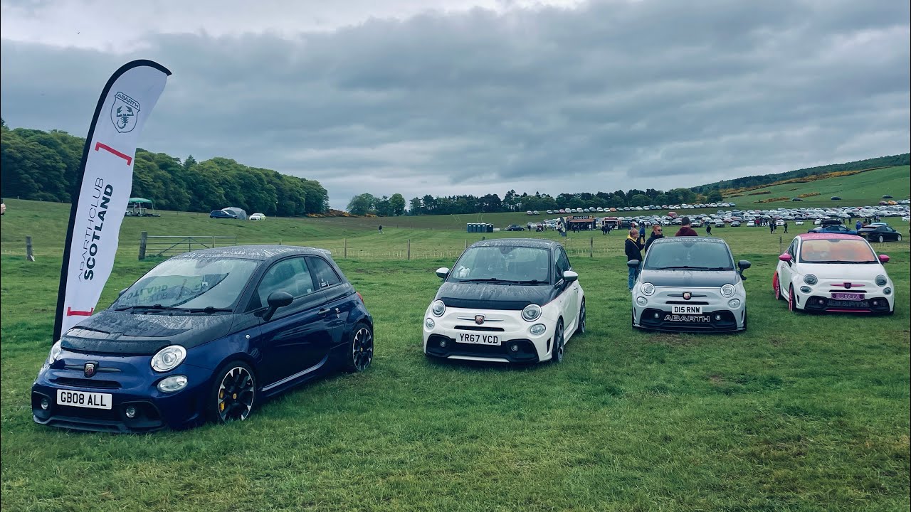 Inverness car show 2023 Abarth 500