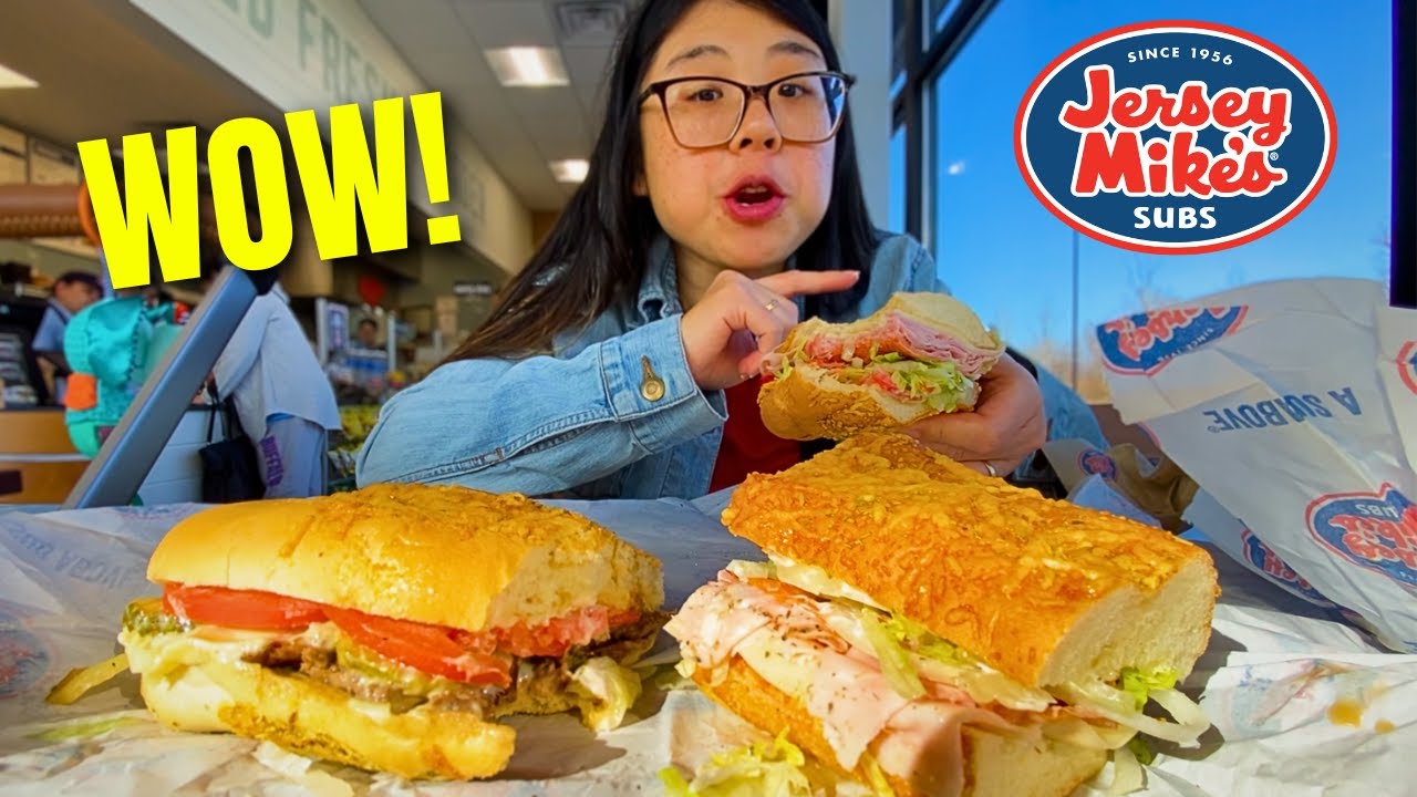 Foreigners First Time Trying Jersey Mike's! (BEST SANDWICH IN USA?)