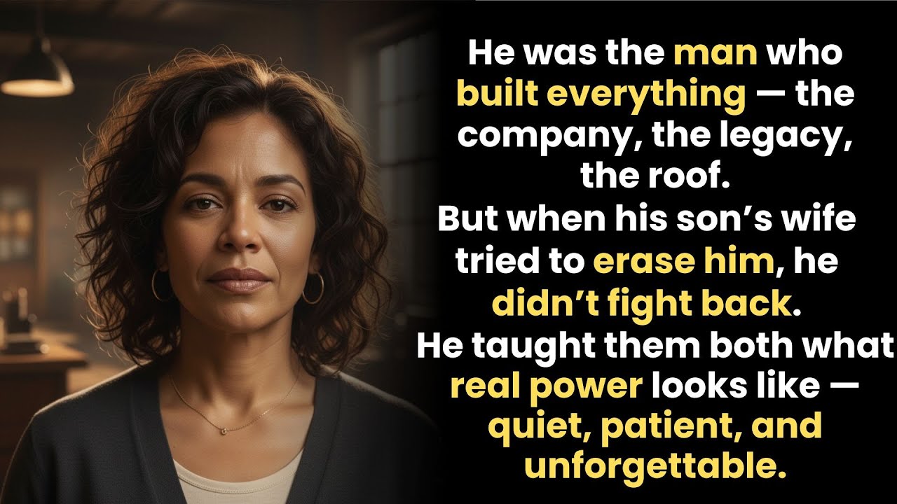 This is His Son’s Wife Tried to Erase Him But He Taught Them Both What Power Really Means a cinemati
