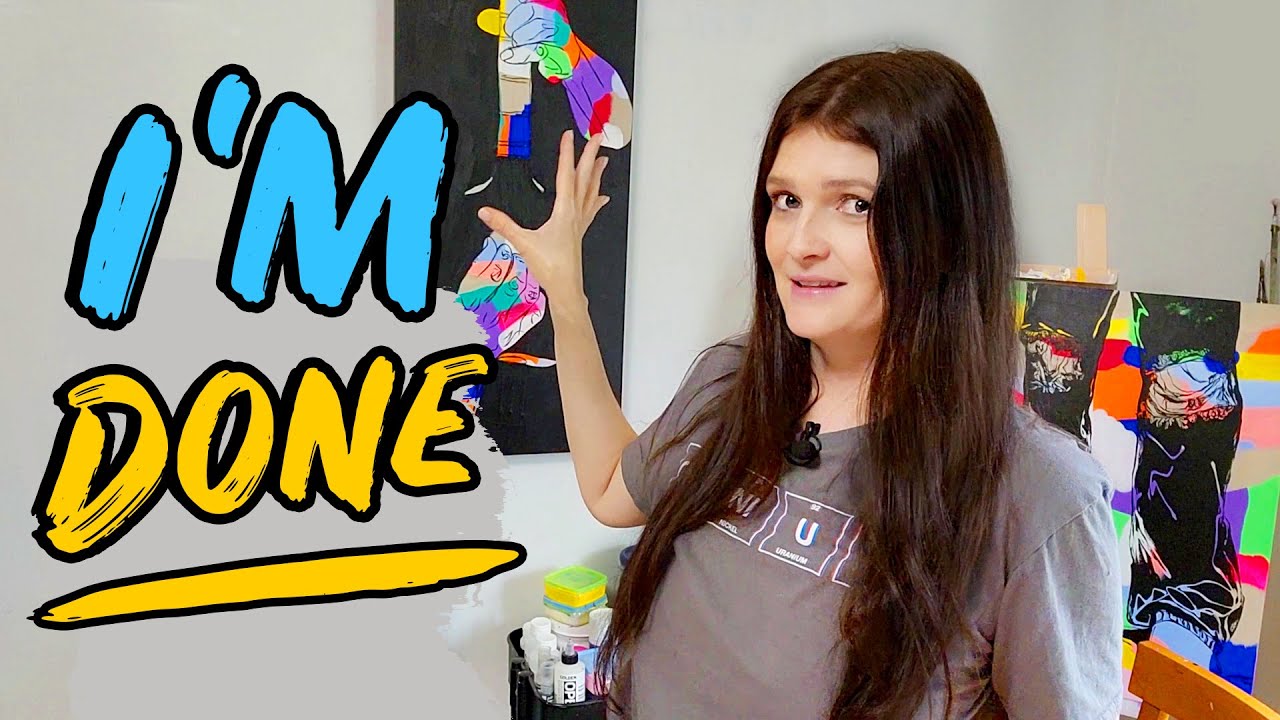 The Last Painting 🌱 Cozy Art Vlog 🌸