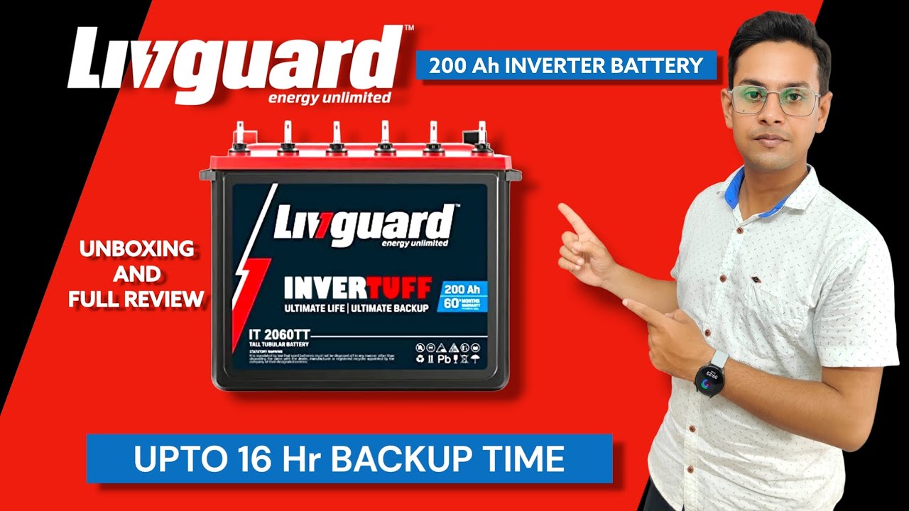 Livguard 200ah Battery Unboxing and Review  || Long backup inverter battery 2023
