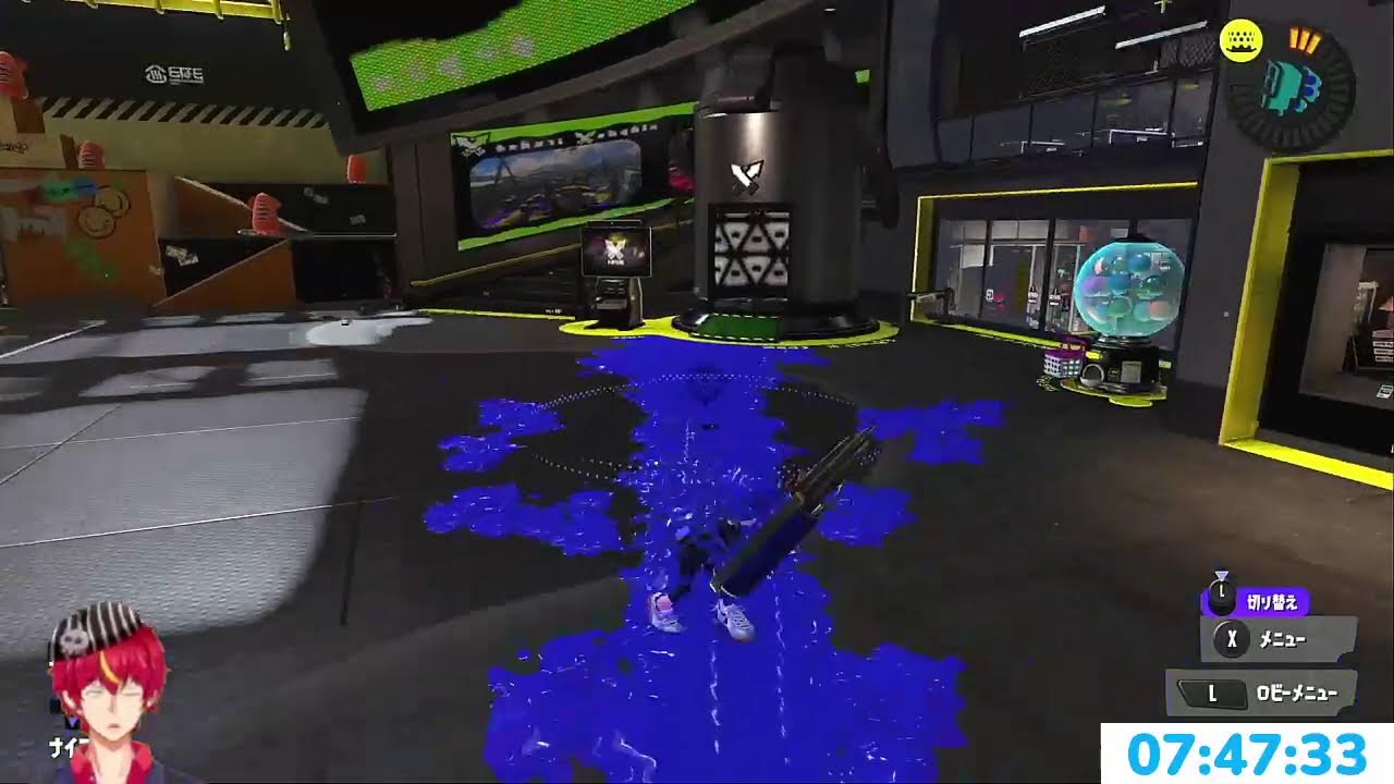 【スプラトゥーン3】20260307＿アップロード速度11.8MbpsのおじさんVSスプラ（２戦１勝）【Vtuber/玉井金次郎】