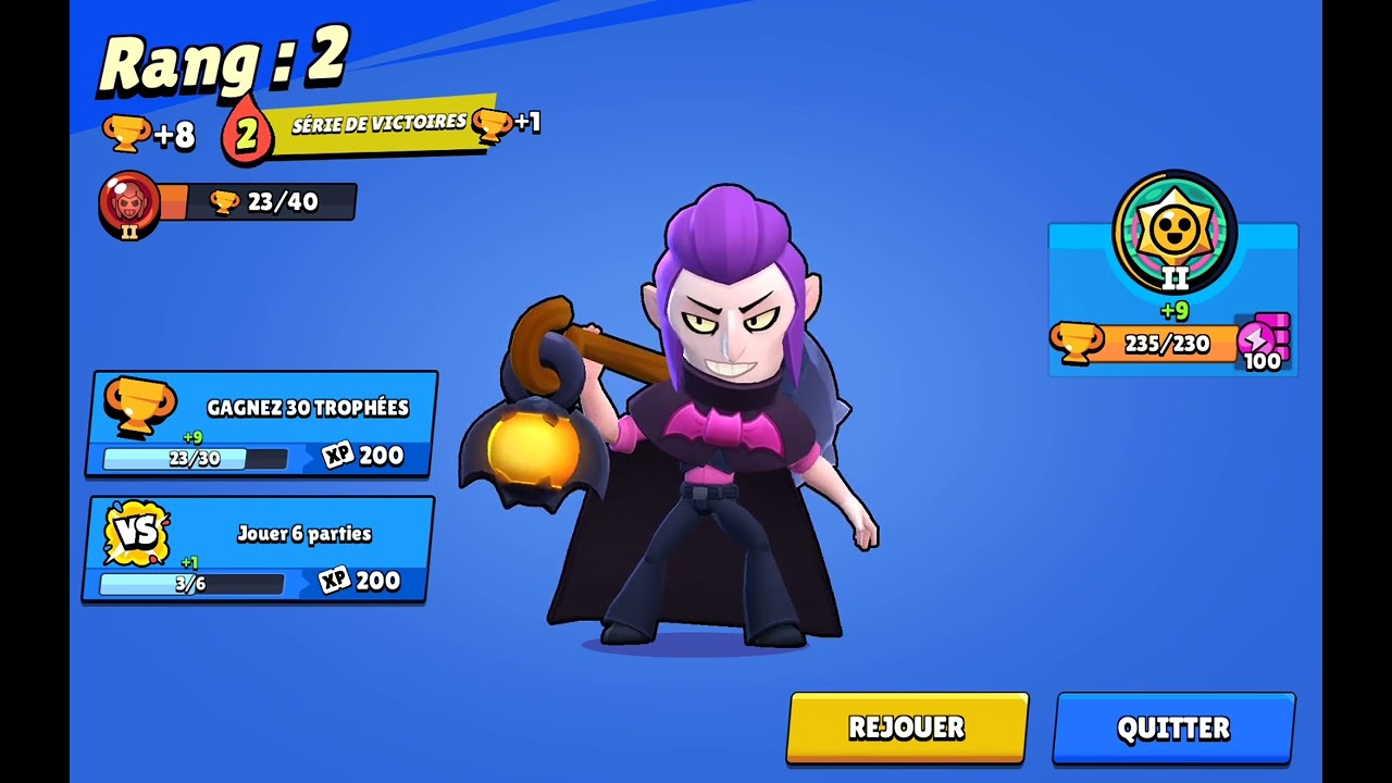 Je dois être le survivant solo sur Brawl stars