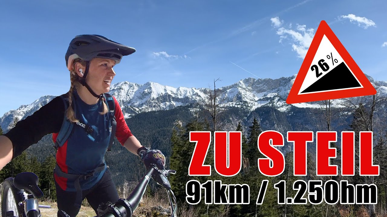MTB-Tour - 1.250hm 91km - nur Partnachklamm wäre zu einfach :)
