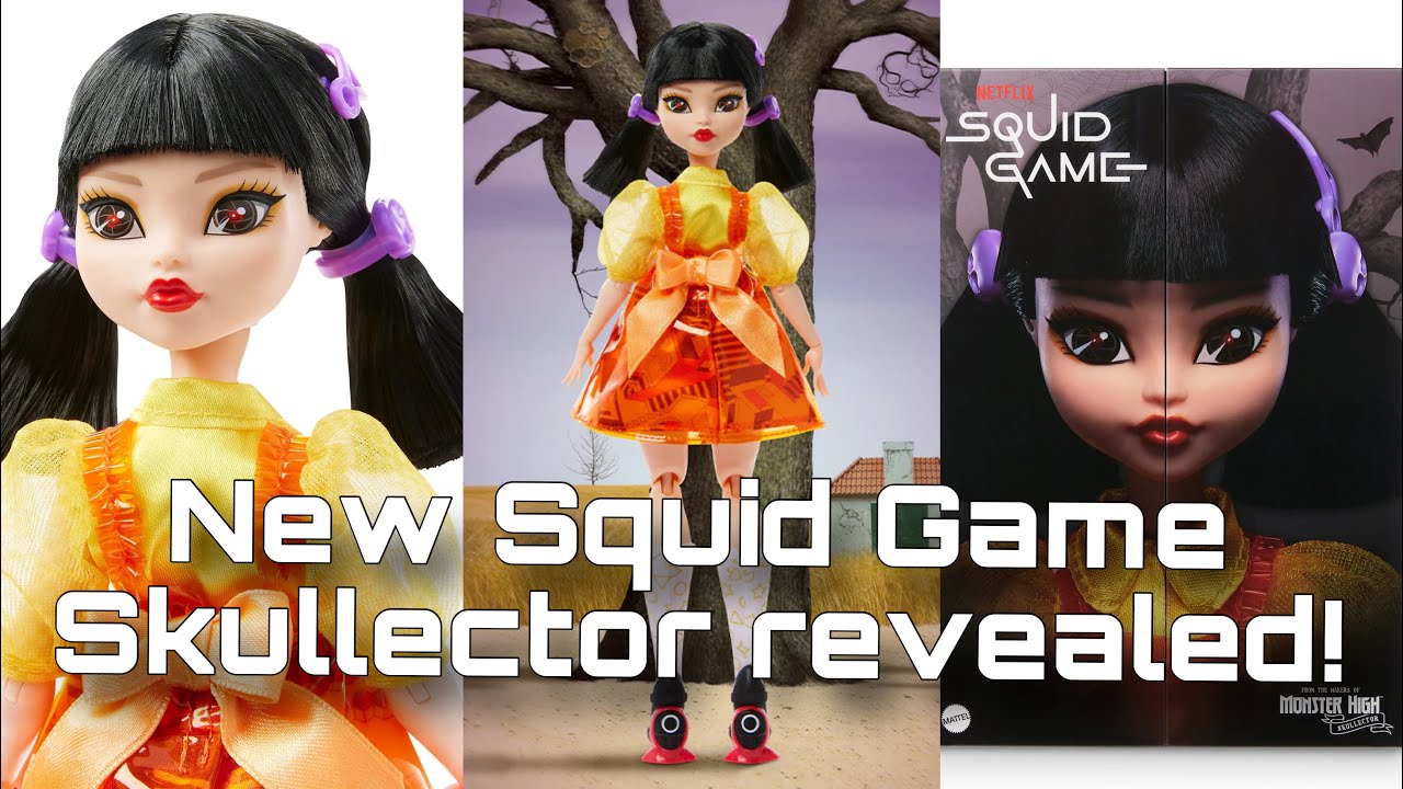 MONSTER HIGH NEWS! NEW Squid Game Young Hee Skullector doll revealed!