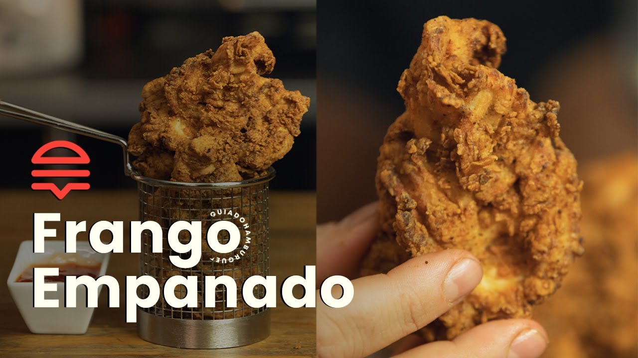 O SEGREDO DO FRANGO EMPANADO CROCANTE AMERICANO 🇺🇸🍗 | Guia do Hambúrguer