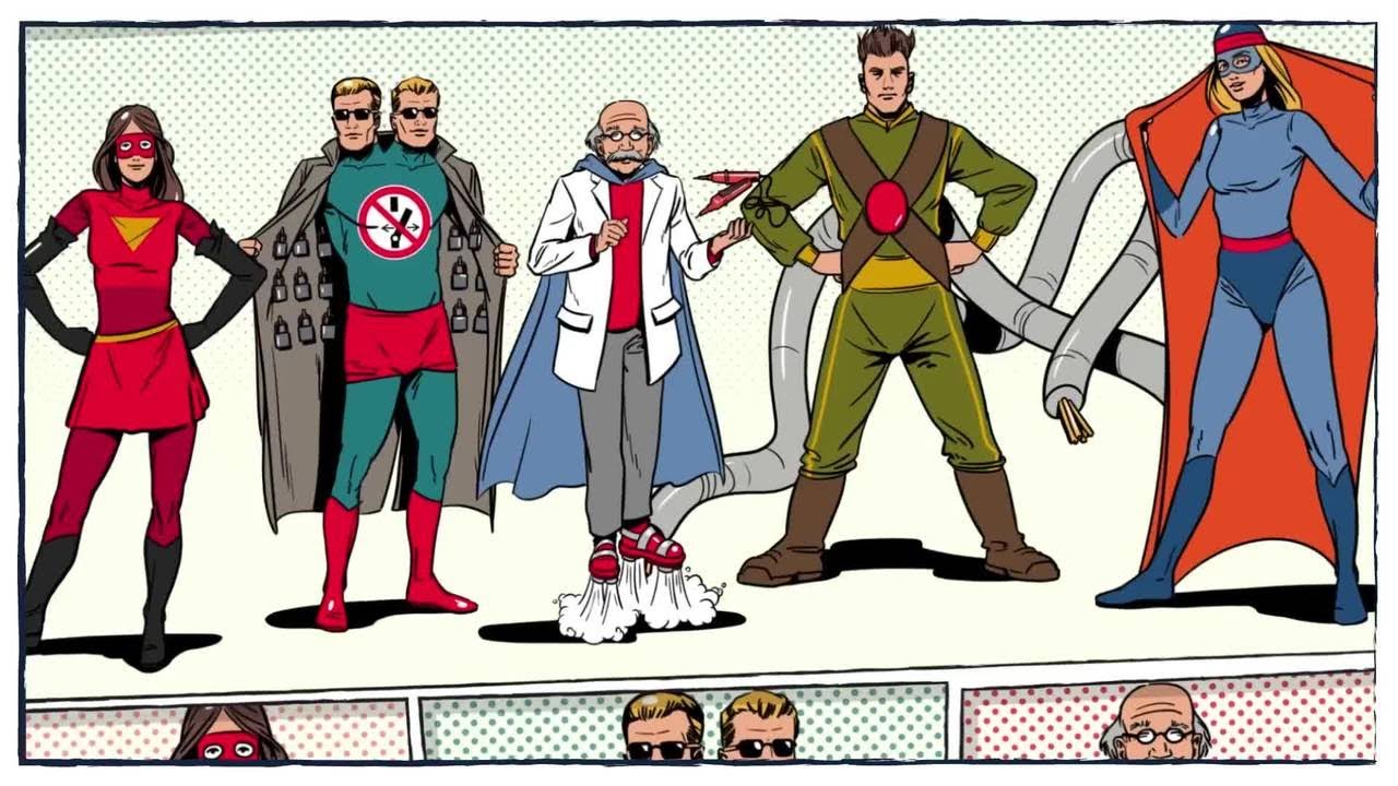 5 Superhelden gegen Stromunf&auml;lle