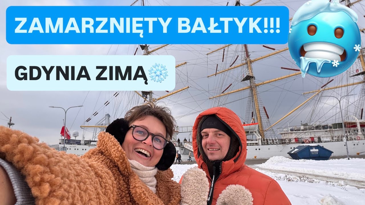 ZIMOWANIE w KAMPERZE🥶DZIWNIE ZAMARZNIĘTY BAŁTYK🥶NAJLEPSZA ZUPA RYBNA W POLSCE❄️ZIMOWY CARAVANING🥶