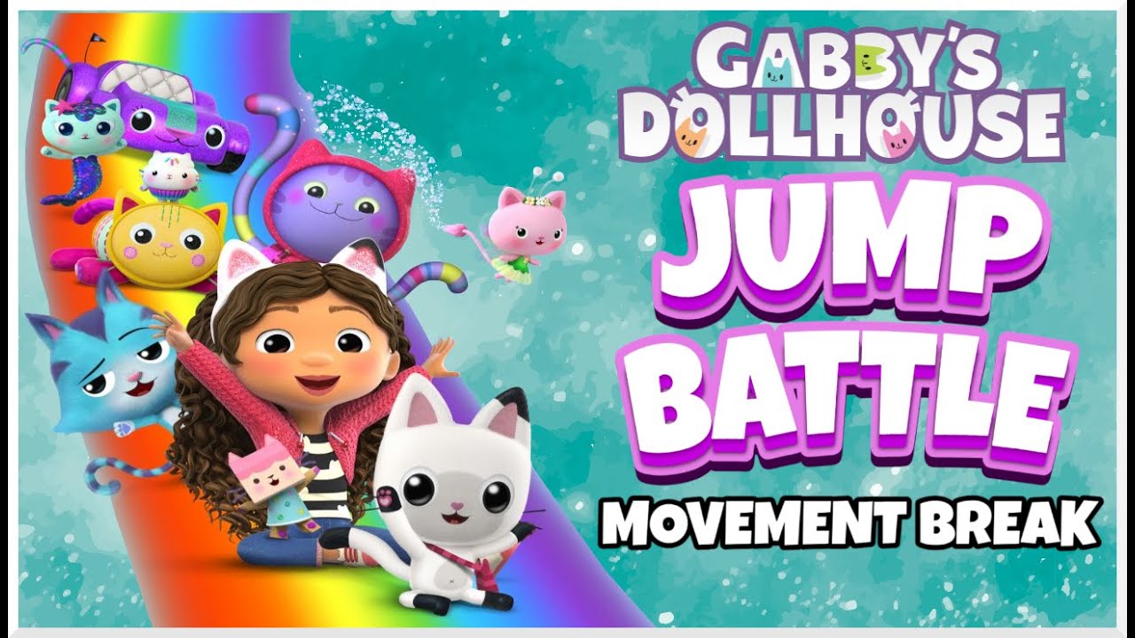 Gabby's Dollhouse Jump Battle and Dance Party! Brain Break