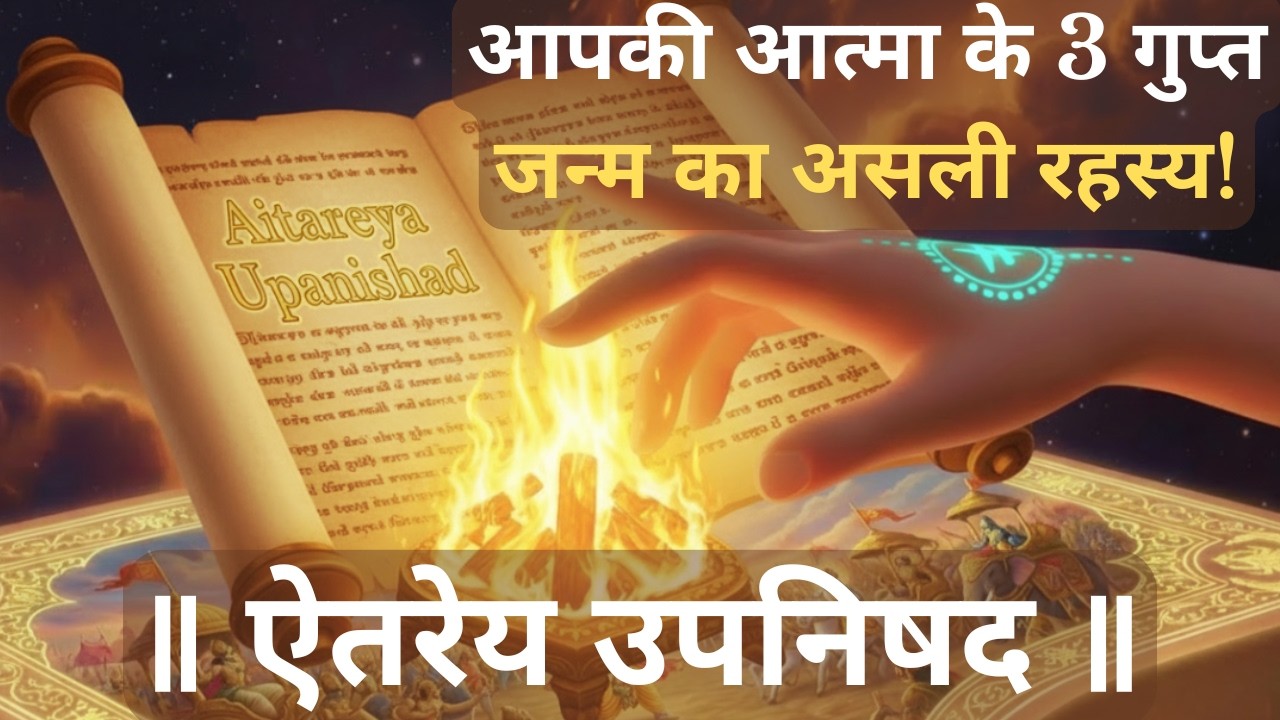 Secret Teachings of Aitareya Upanishad Explained in 24 Minutes | Why Your Soul Has 3 Births?