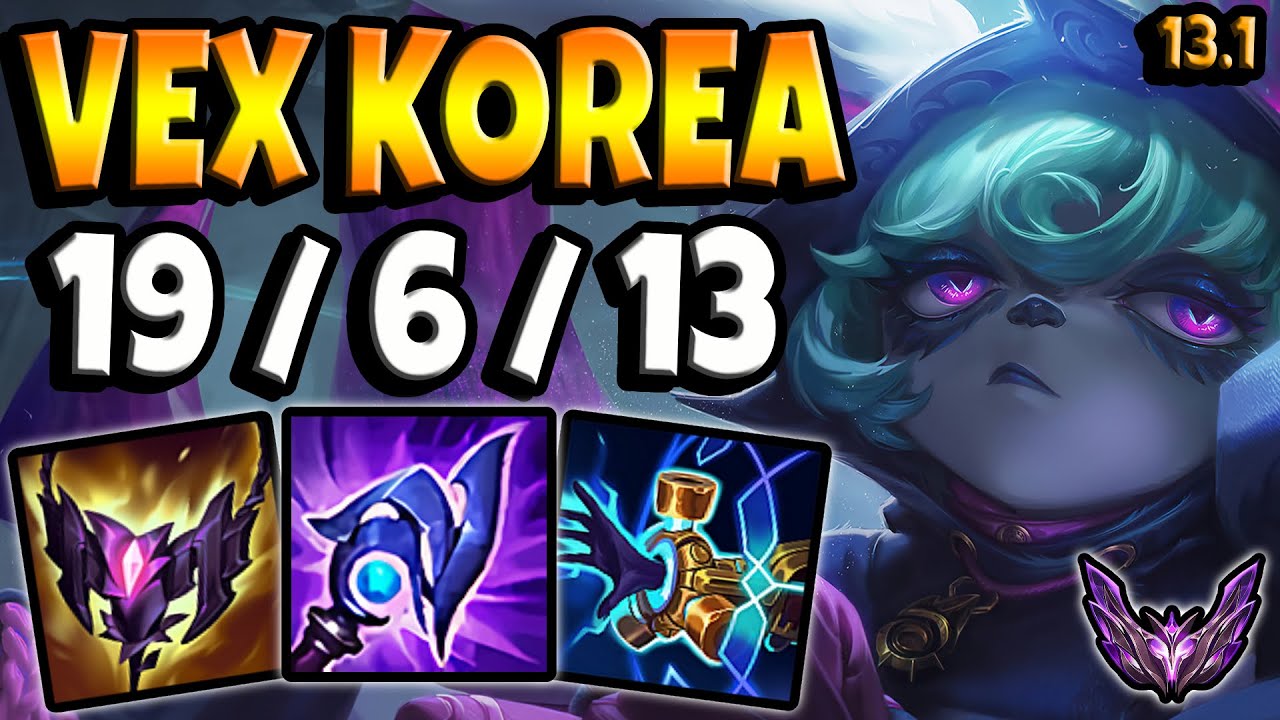 Vex MID vs Yasuo | Korea Master Patch 13.1 | Season 13 🔥