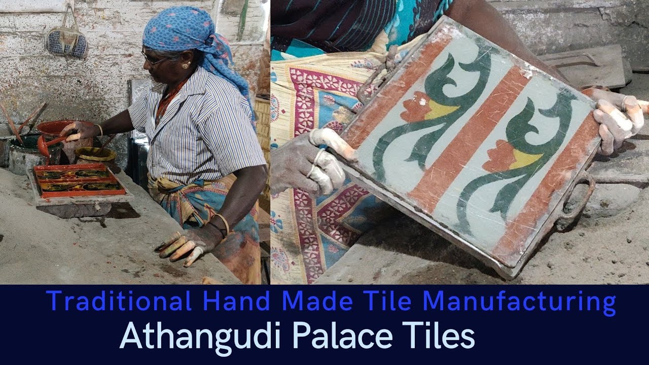 Chettinad Traditional Hand Made Tile Manufacturing | Athangudi Palace Tiles | Tamil Nadu Trip |EP 17