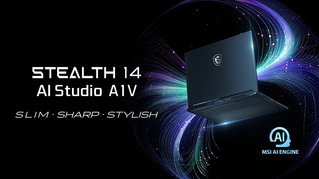 Stealth 14 AI Studio A1V &ndash; Slim．Sharp．Stylish  | MSI
