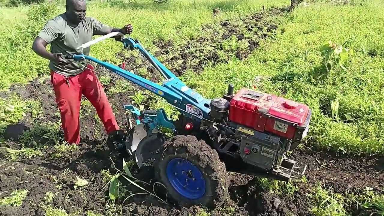 Walking tractor test South Sudan Africa 🌍