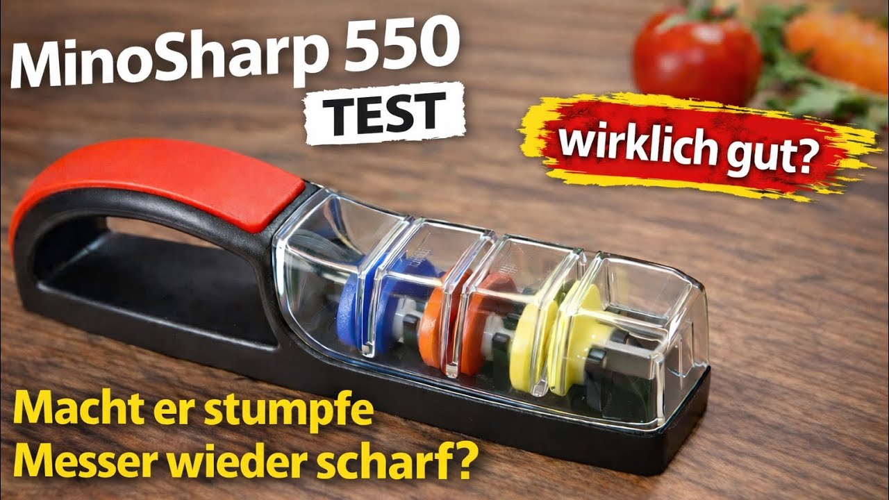 MinoSharp 550 Test – Wird jedes Messer wirklich wieder scharf?