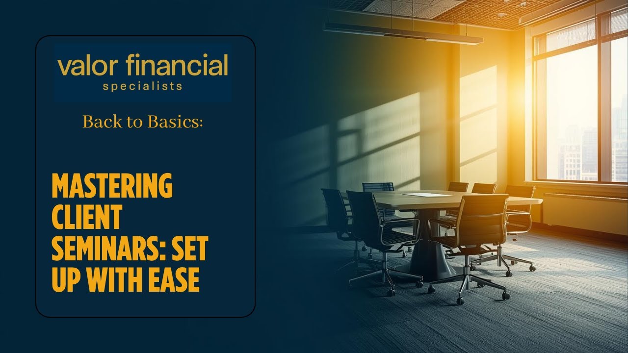 Setting up Client Seminars