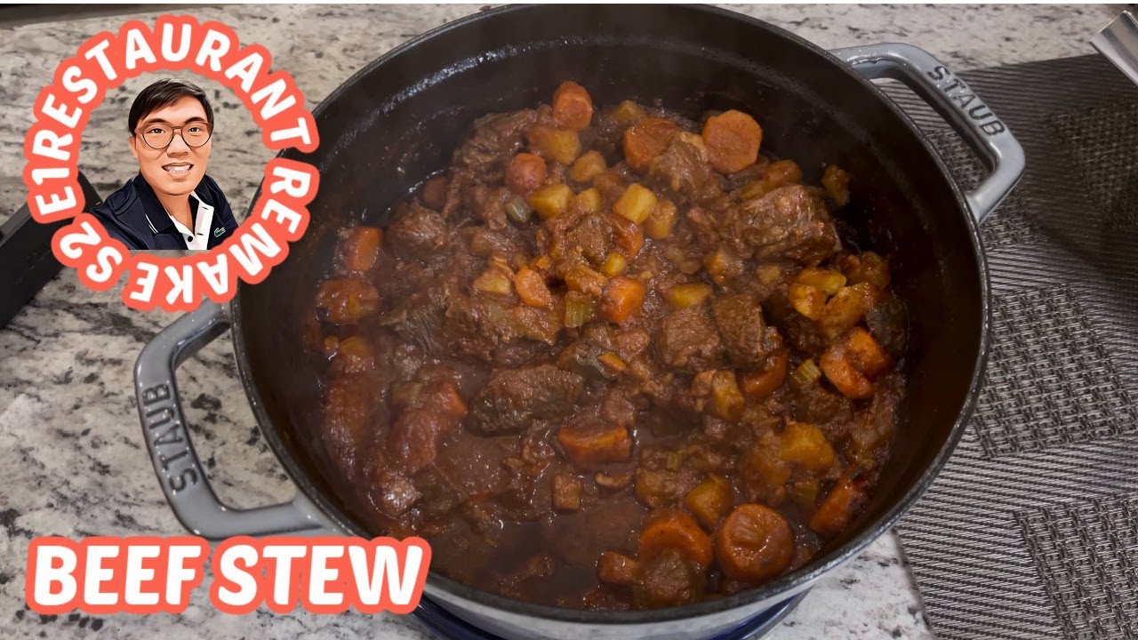 Beef Stew | Staub Cocotte 4Qt Cooking Recipe | Easy Yet Delicious | Restaurant Remake S2 E1