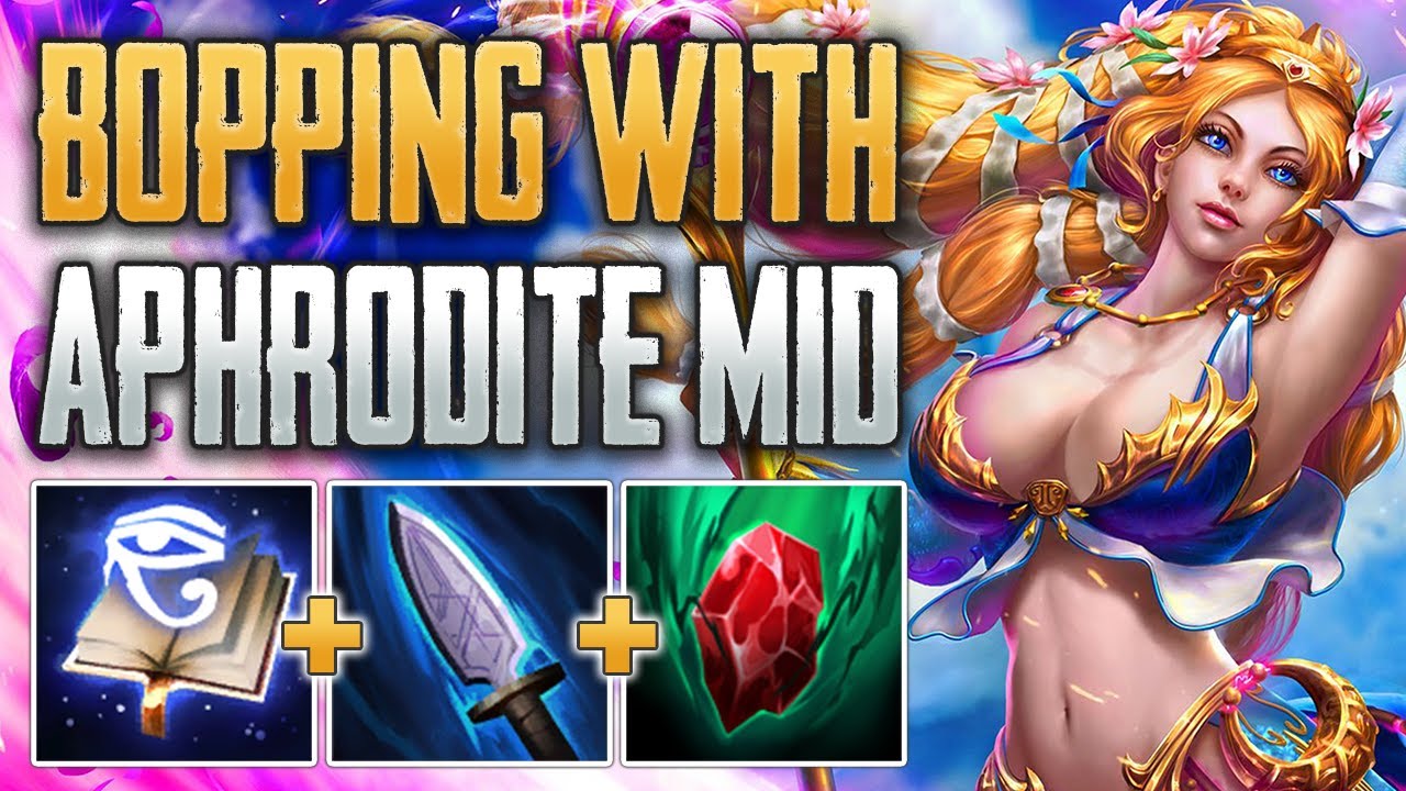 Я играл в АФРО и БЫЛ! Афродита в середине игры (SMITE Conquest A-Z)