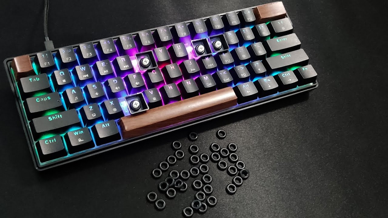 Melhorando som do Teclado Mecânico com Anéis Oring!