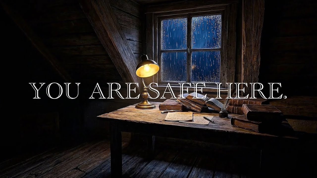 Safe Haven from the Noise 🌧️ Rain & Soft Piano (NO ADS) - Anxiety & Stress Relief