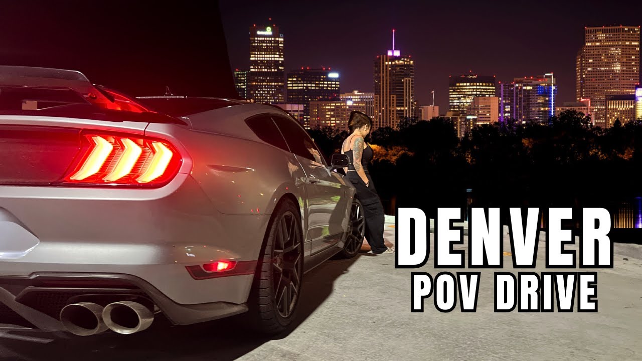 *LOUD* SUPERCHARGED MACH1 MUSTANG POV DENVER NIGHT DRIVE