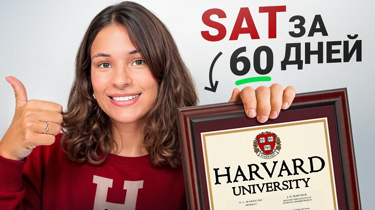 Готовимся к SAT за 60 дней: Как я поступила в Гарвард [2026]
