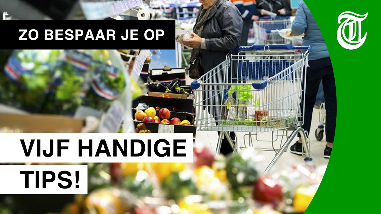 Zó bespaar je op je boodschappen