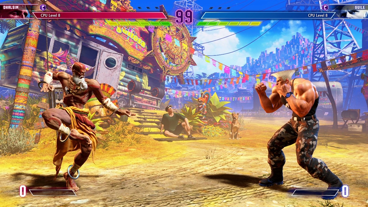 Dhalsim vs Guile! #SF6