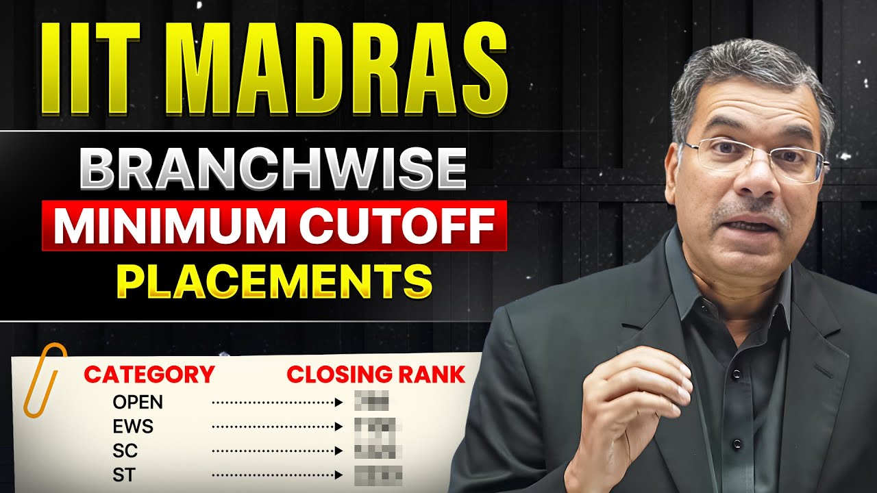 IIT Madras Admission 2026 🔥 Cutoff, Placements, Median Salary & Top Recruiters