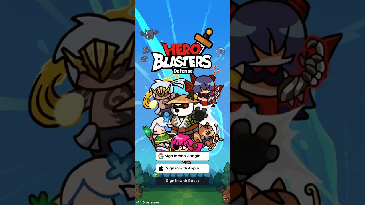 Hero Blasters - Музыкальное сопровождение к вступительным титрам (OST) HD 1080p