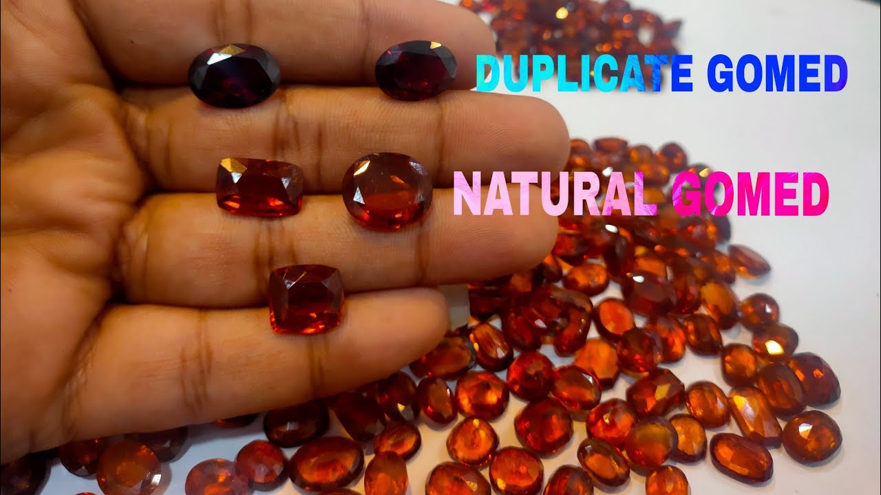 How To Test Natural Gomed (HESSONITE) And Fake Gomed At Home.. Gomed Pahchane Ghar Par. (Easy Gomed)