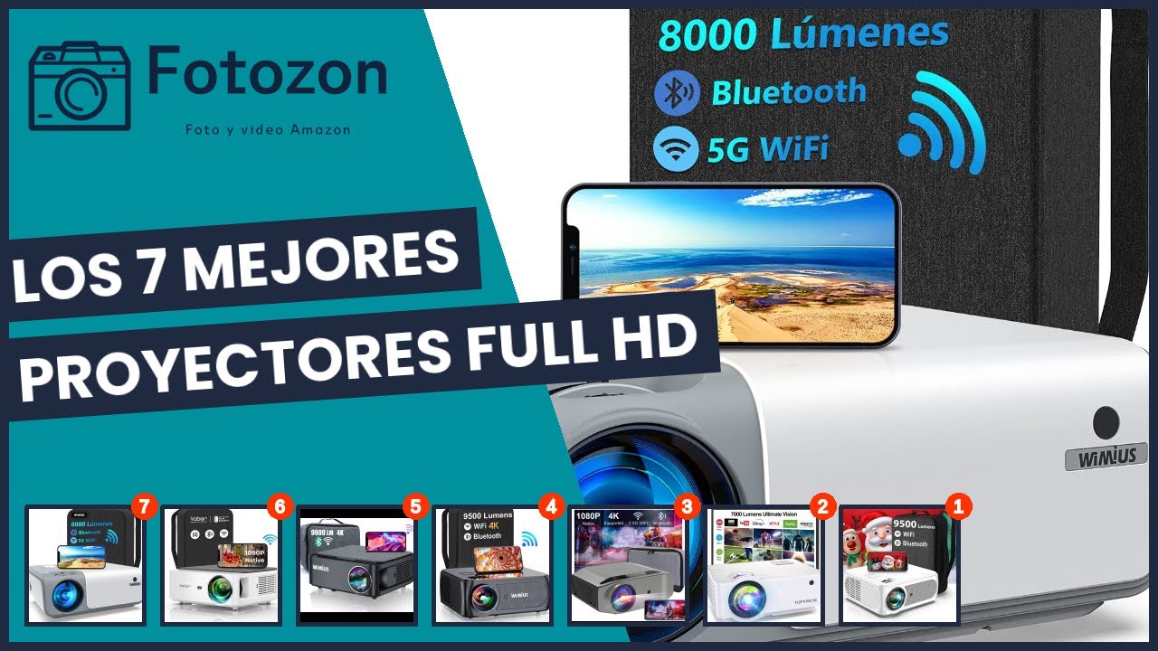 Los 7 mejores proyectores full hd