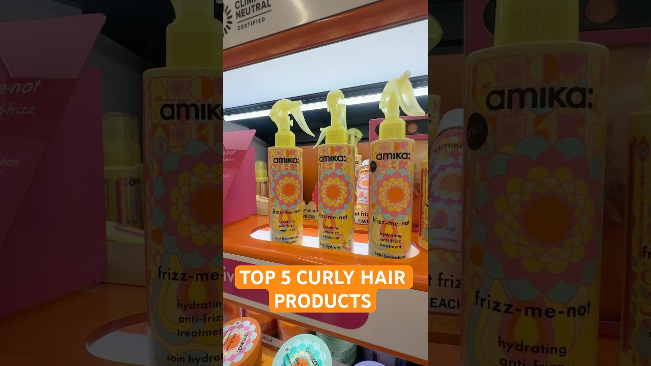 ⁠​⁠@Sephora - Top 5 Curly Hair Products 💓 #beauty #luxurybeauty #haircare #beautytips