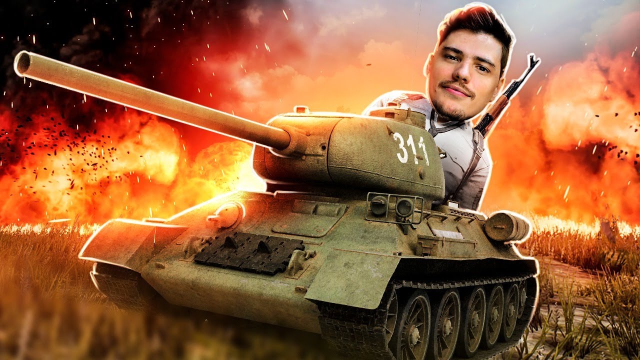 IMPOSSÍVEL NÃO GANHAR USANDO ESSE TANQUE - PUBG